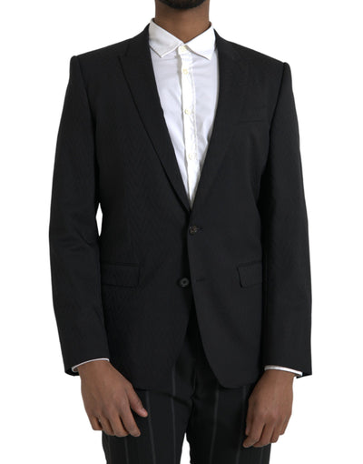 Schwarz MARTINI Slim Fit Jacke Mantel Blazer