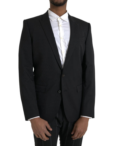 Schwarz MARTINI Slim Fit Jacke Mantel Blazer