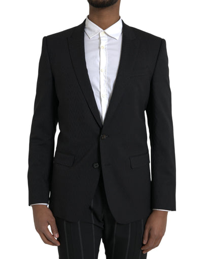 Schwarz MARTINI Slim Fit Jacke Mantel Blazer