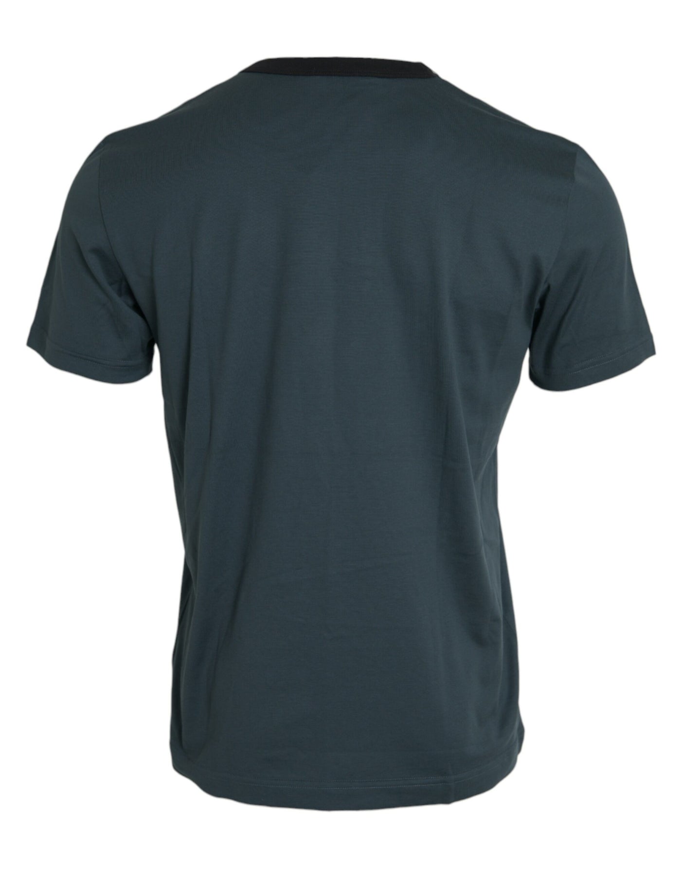 Kurzarm-T-Shirt mit blauem Logo-Druck und Rundhalsausschnitt