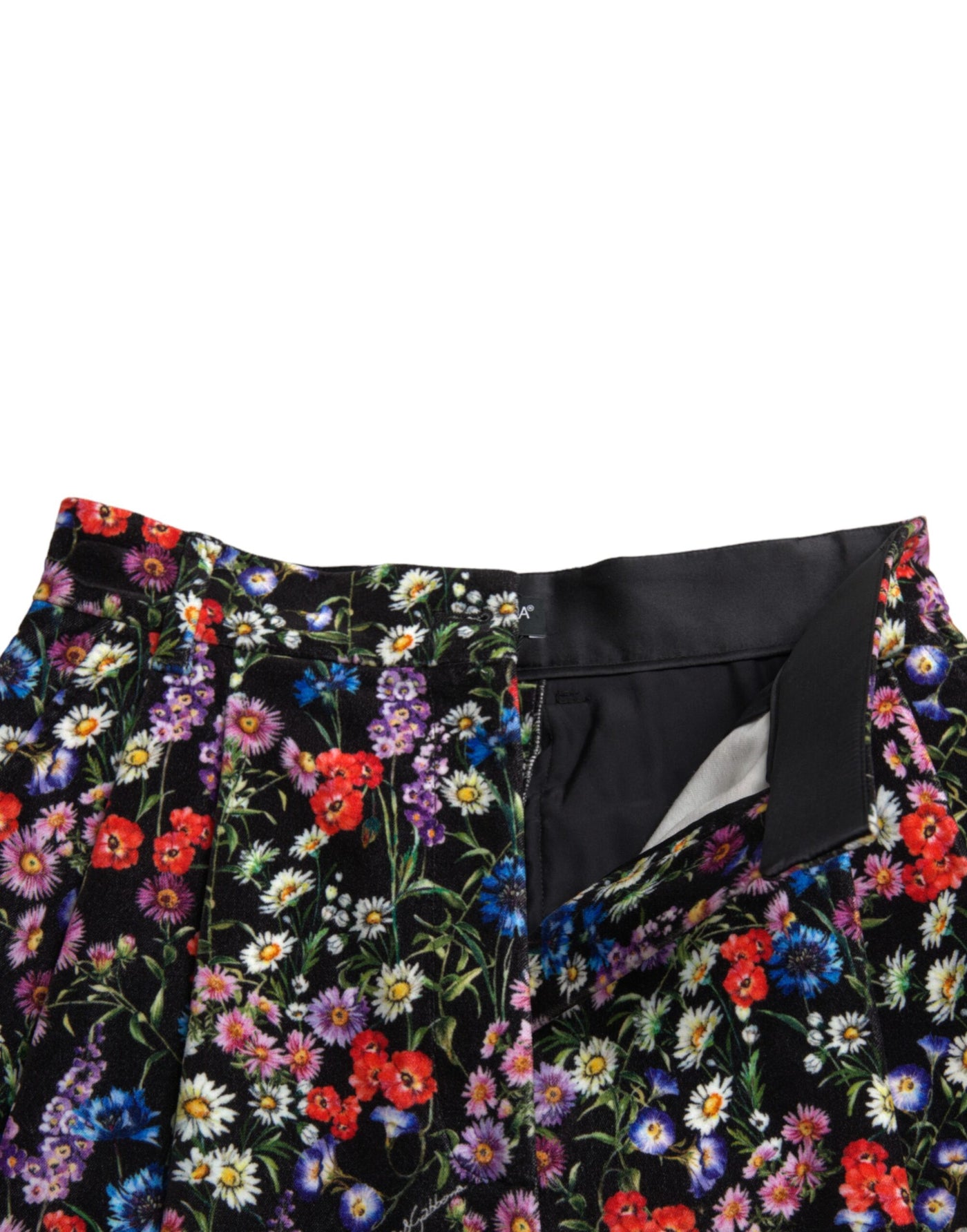 Chic Floral Hohe Taille Hot Pants Shorts