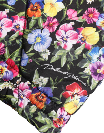 Lebendige Shorts mit hoher Taille und Blumenmuster