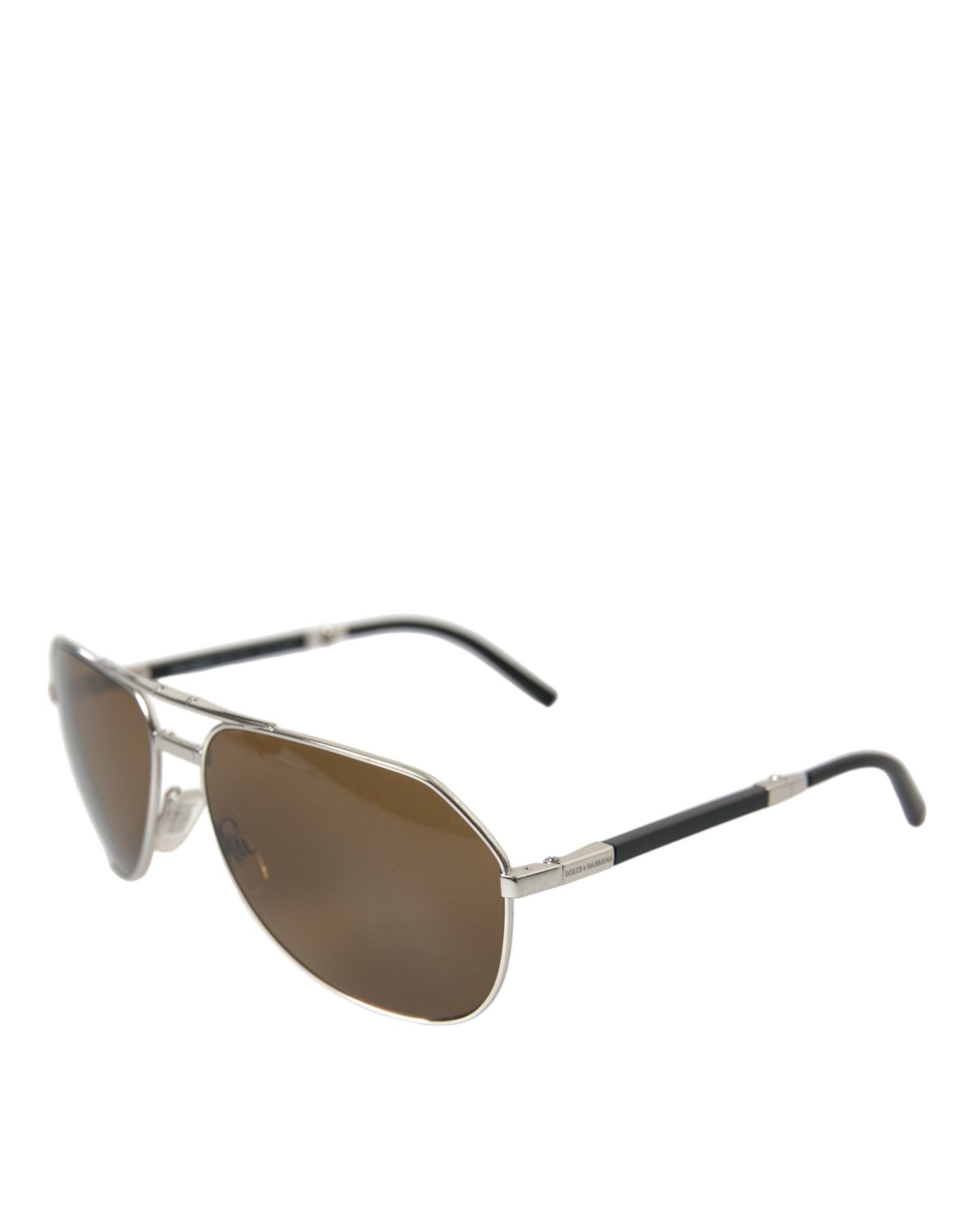 Elegante Silbermetall-Sonnenbrille für Männer