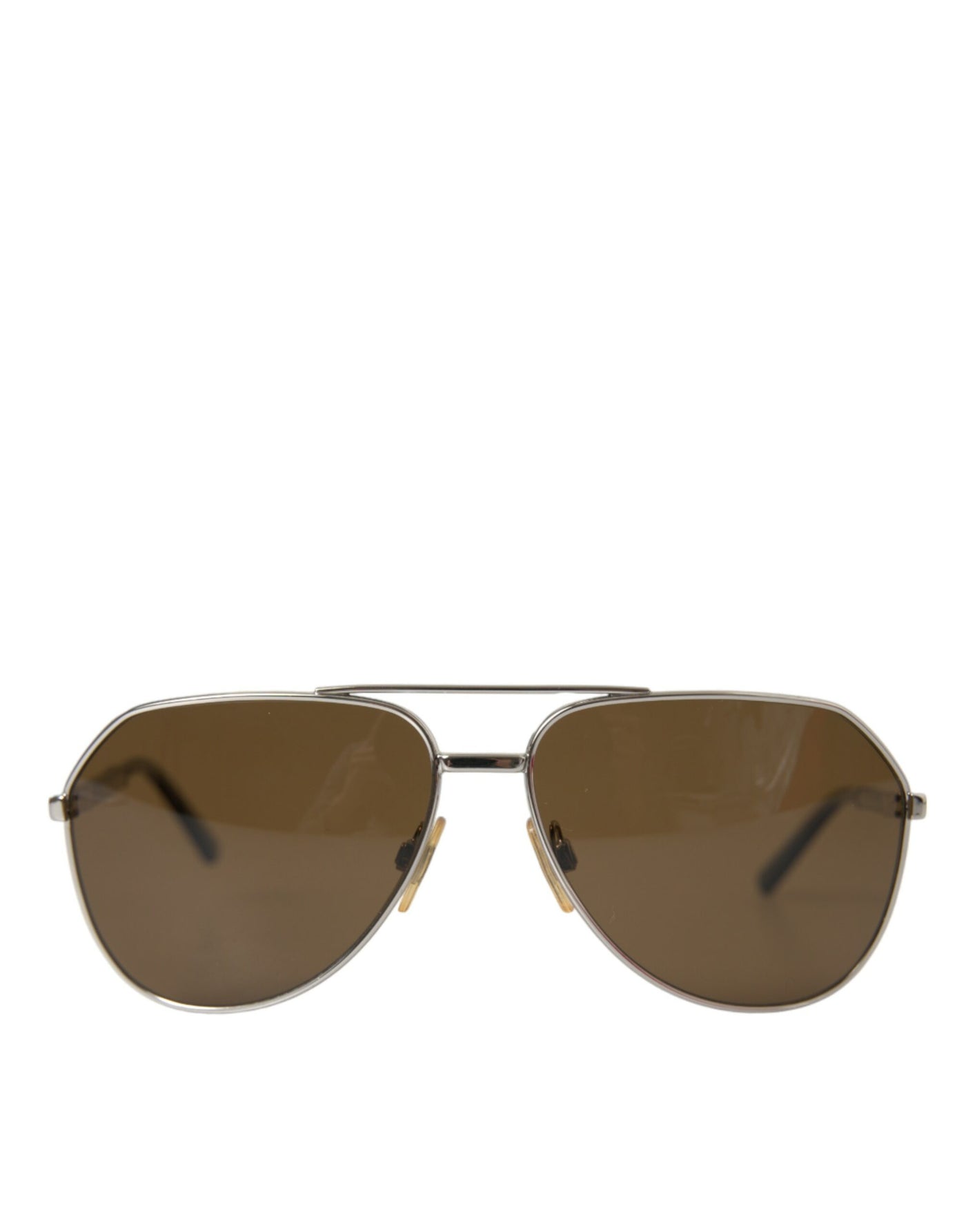 Elegante silberne Vollrand-Sonnenbrille für Herren