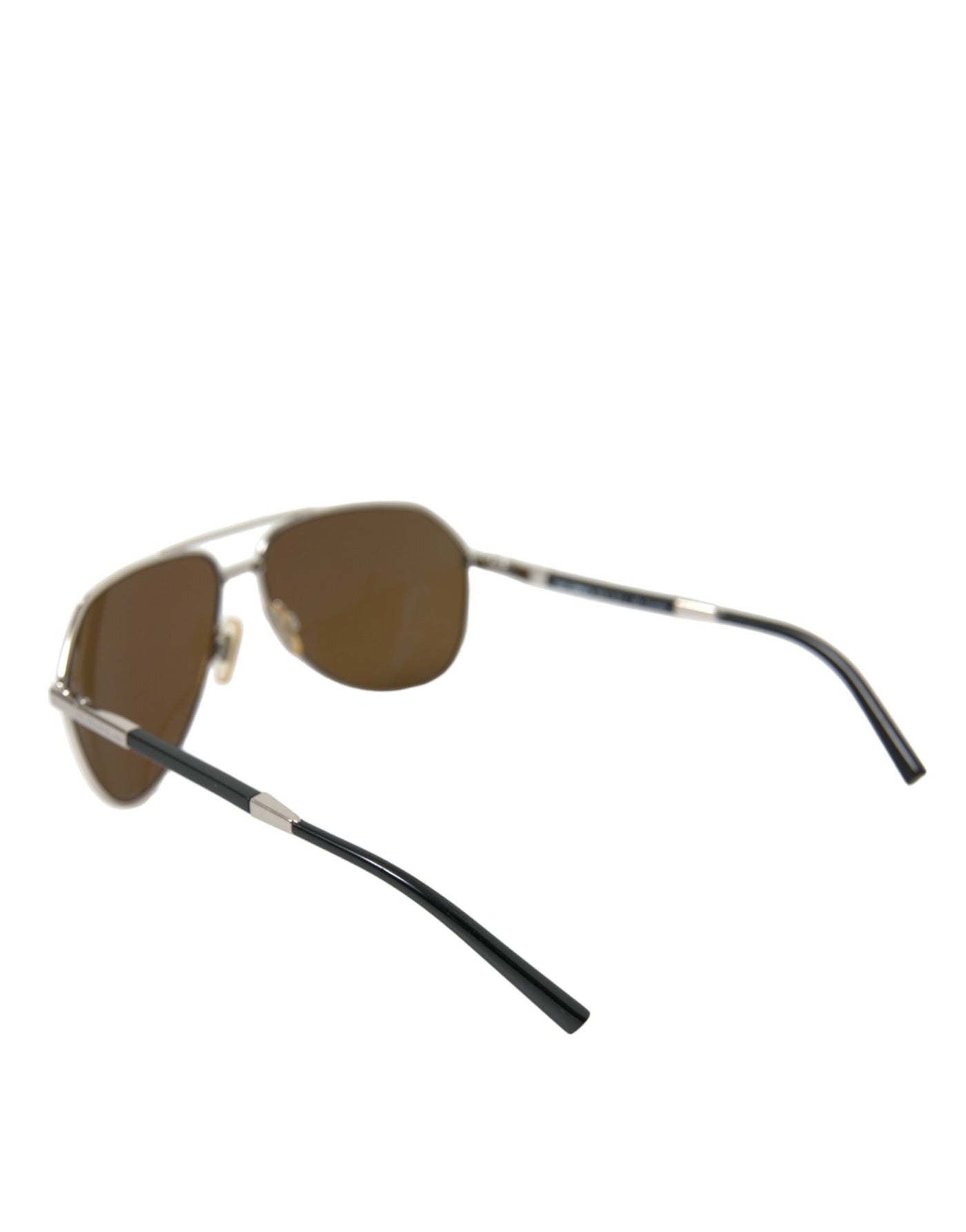 Elegante silberne Vollrand-Sonnenbrille für Herren