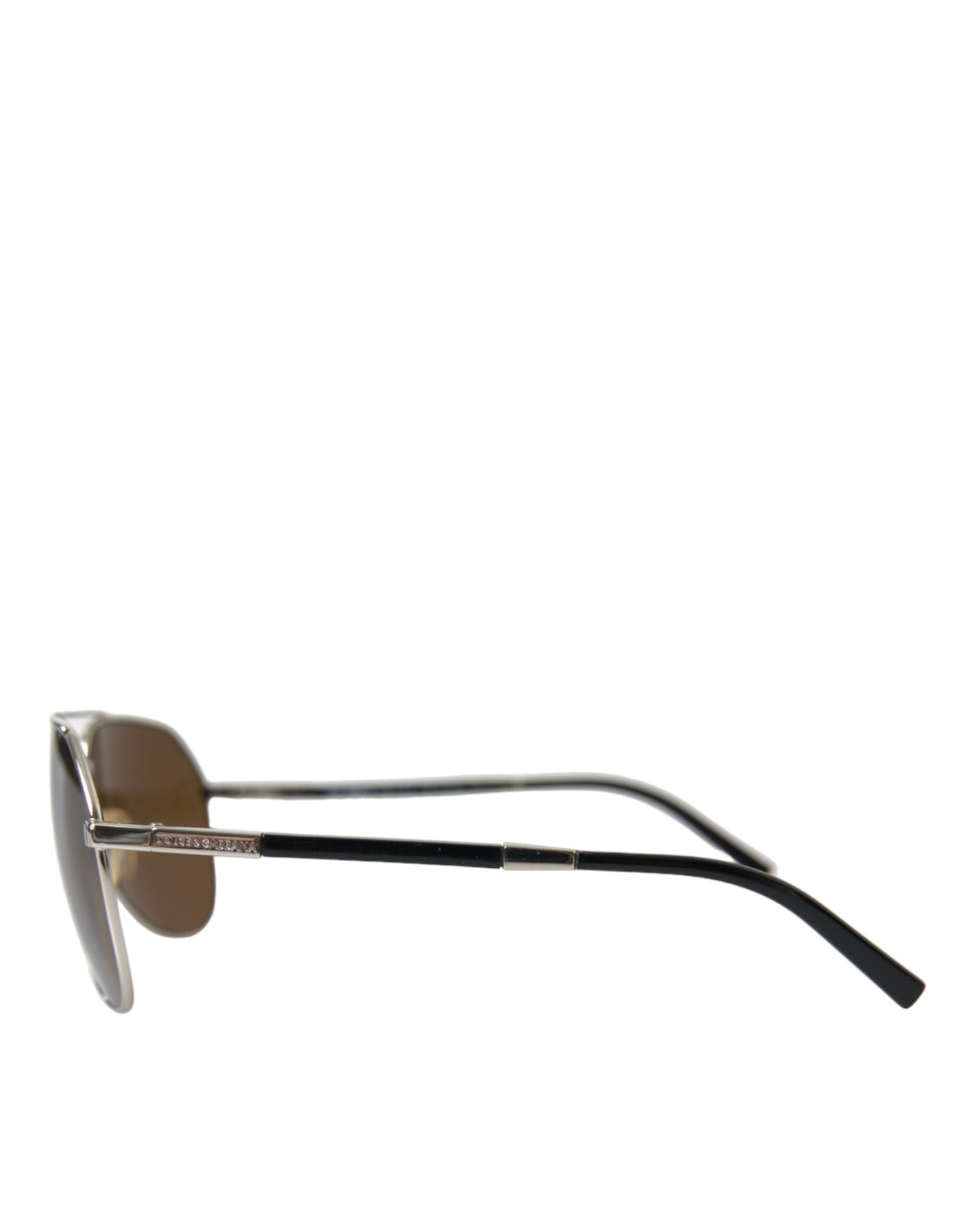 Elegante silberne Vollrand-Sonnenbrille für Herren