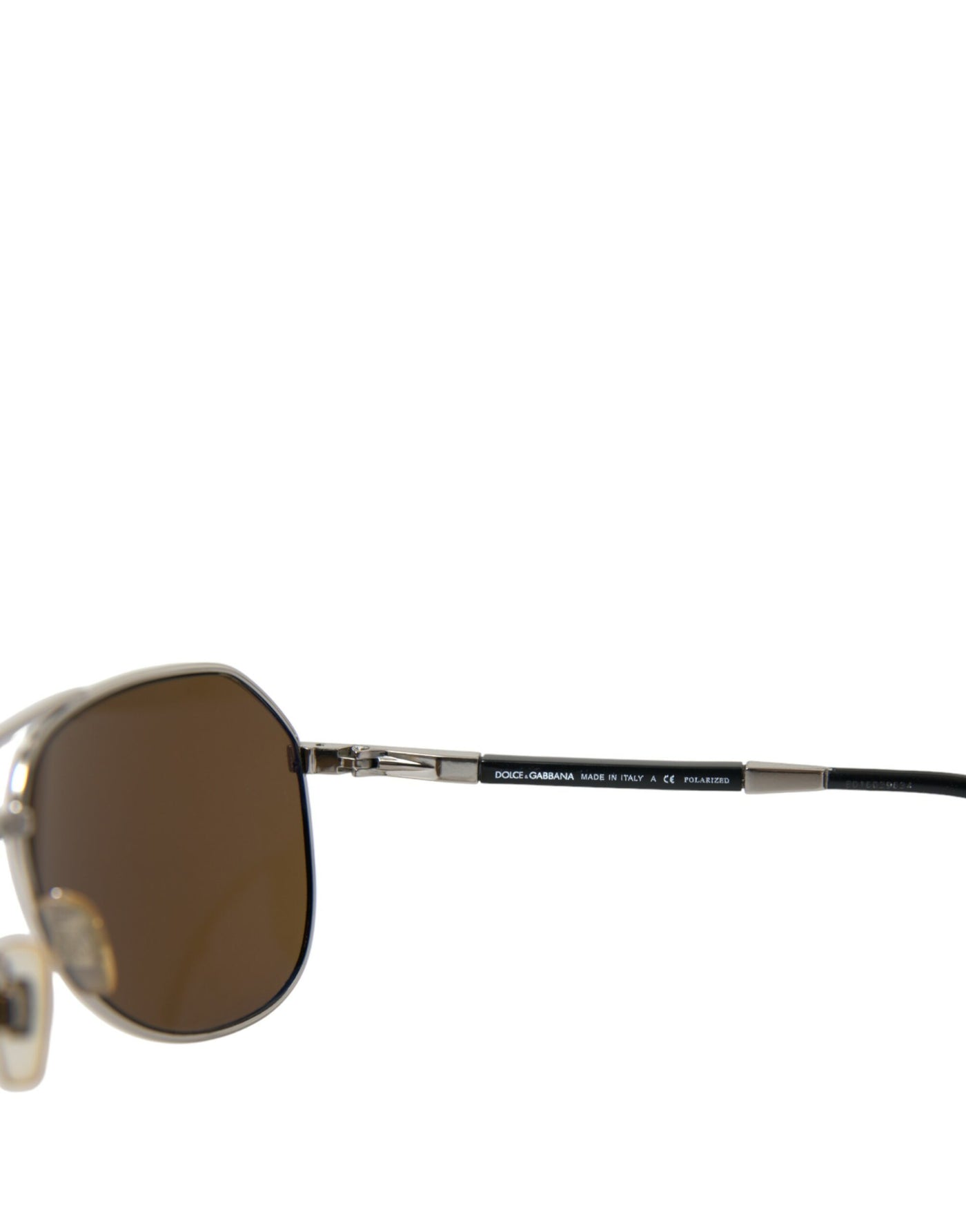 Elegante silberne Vollrand-Sonnenbrille für Herren