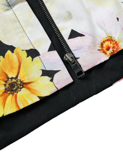 Exquisites Bustier-Crop-Top mit Blumenmuster