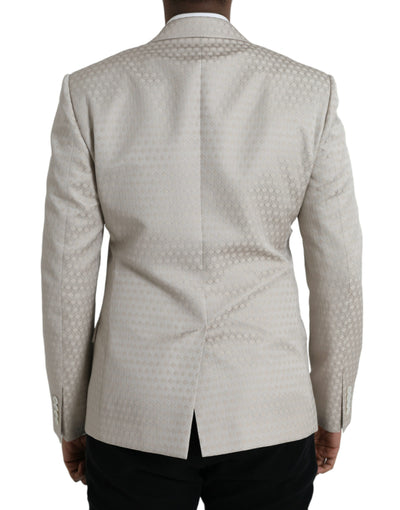 Beige MARTINI Einreihiger Mantel Blazer