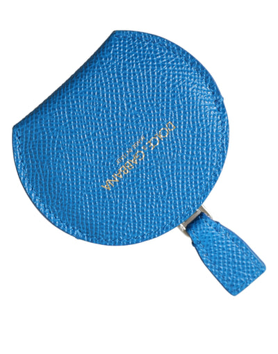 Eleganter blauer Leder-Spiegelhalter