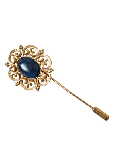 Elegante Gold-Ton Silber Pin Brosche