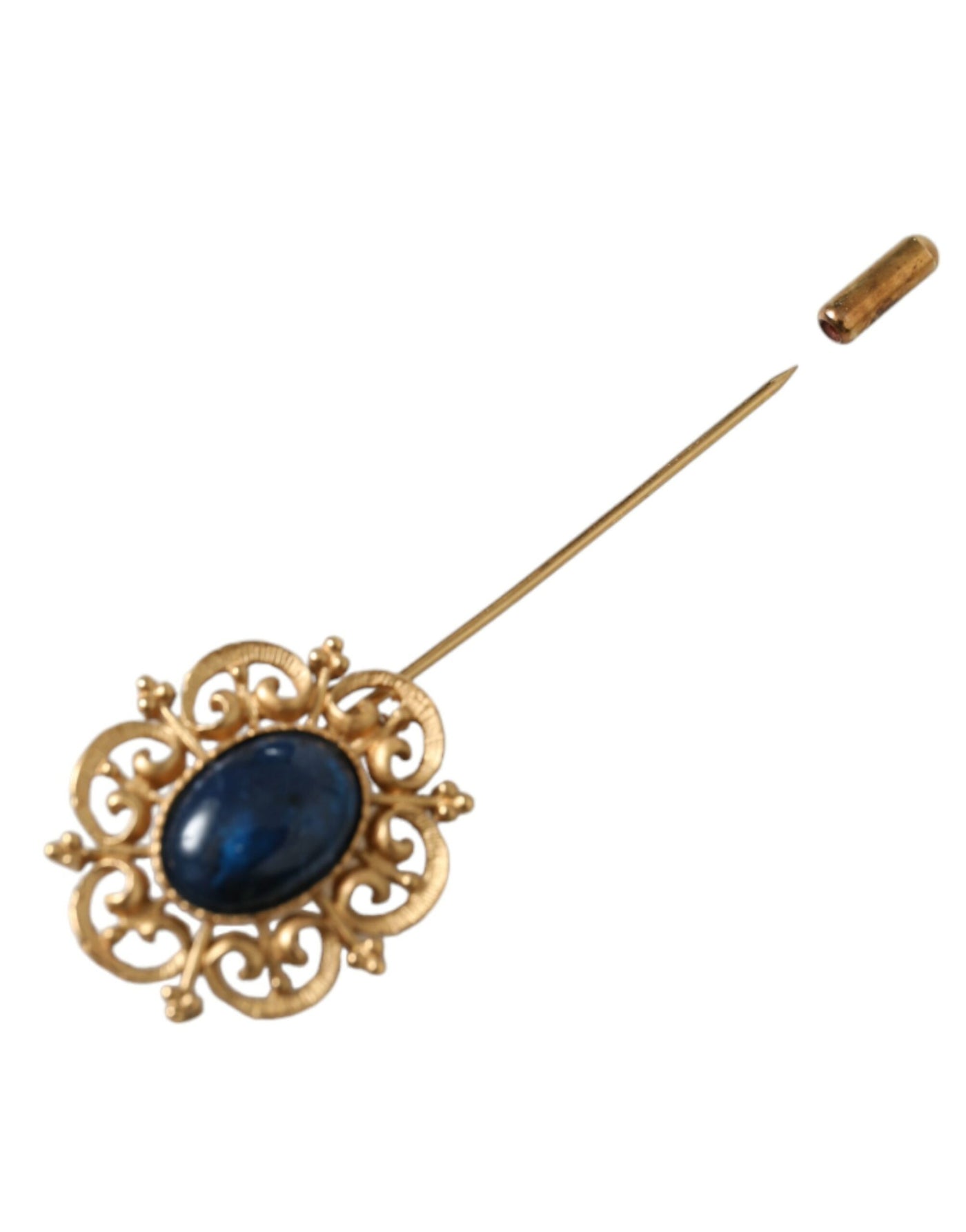 Elegante Gold-Ton Silber Pin Brosche