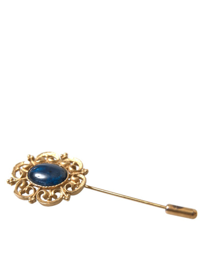 Elegante Gold-Ton Silber Pin Brosche