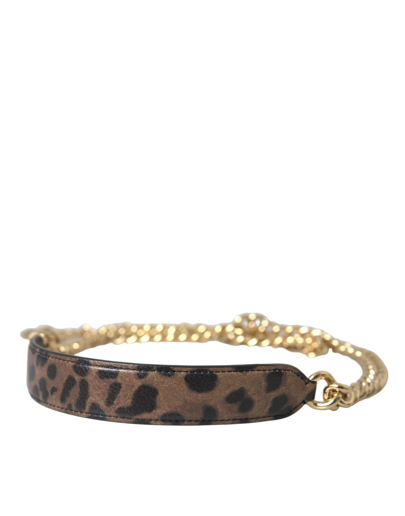 Brauner Leopard Handtasche Accessoire Schulterriemen