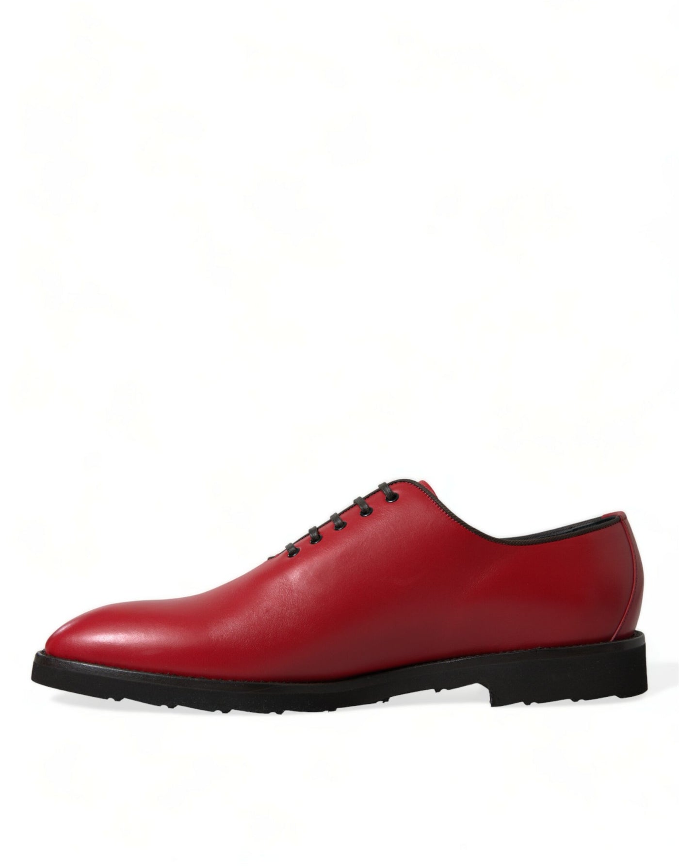 Elegante rote Oxford-Schuhe aus Leder