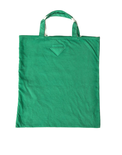 Elegante Tote Bag aus grünem Stoff