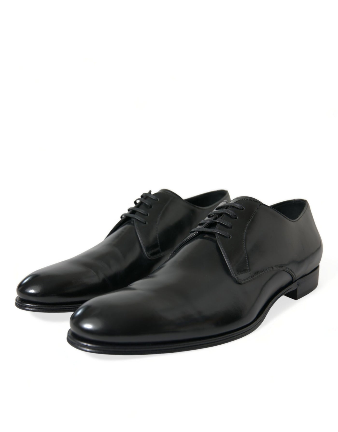 Elegante Herren-Derby-Schuhe aus schwarzem Kalbsleder