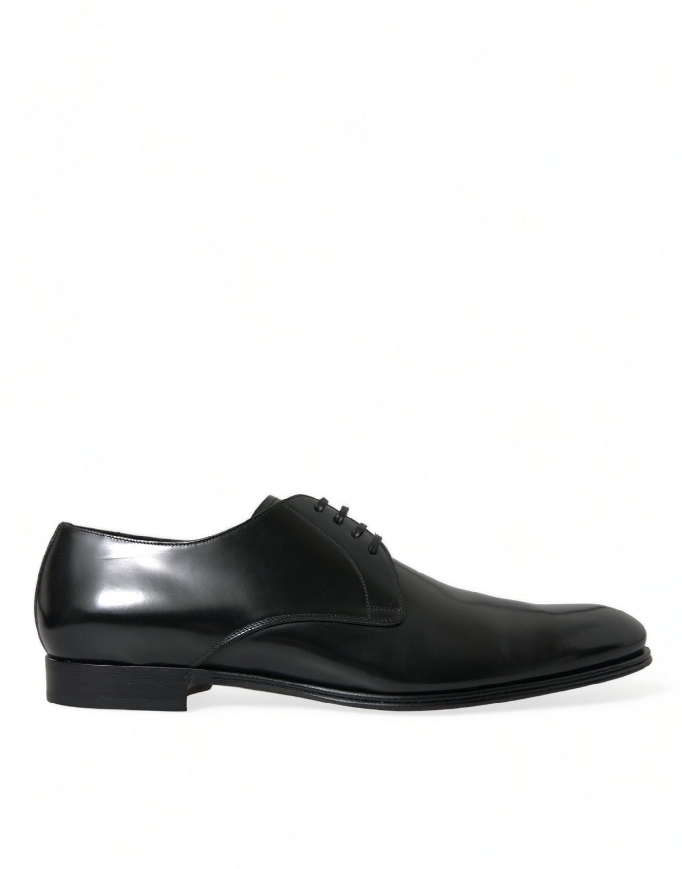 Elegante Herren-Derby-Schuhe aus schwarzem Kalbsleder