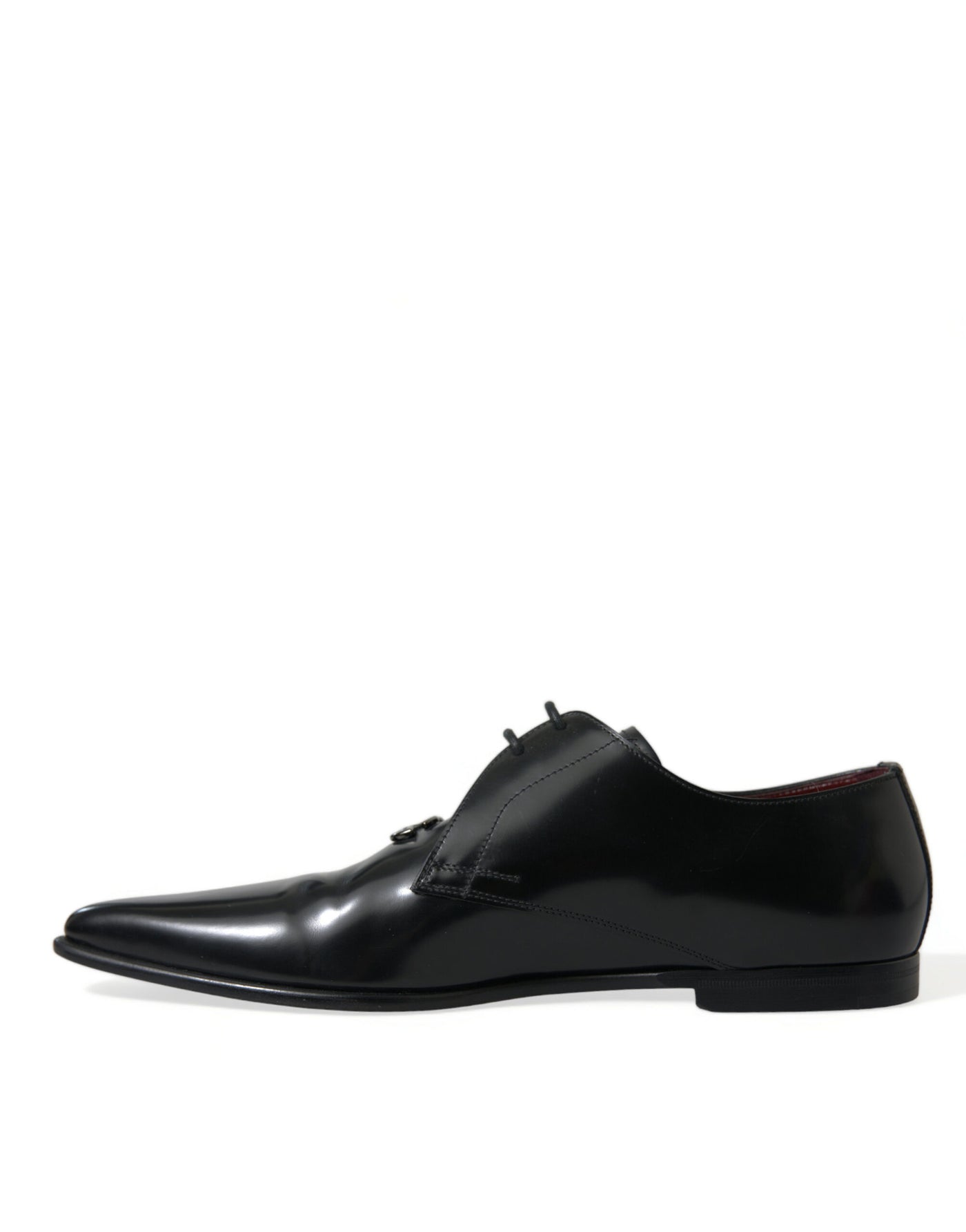 Elegante Derby-Schuhe aus schwarzem Leder