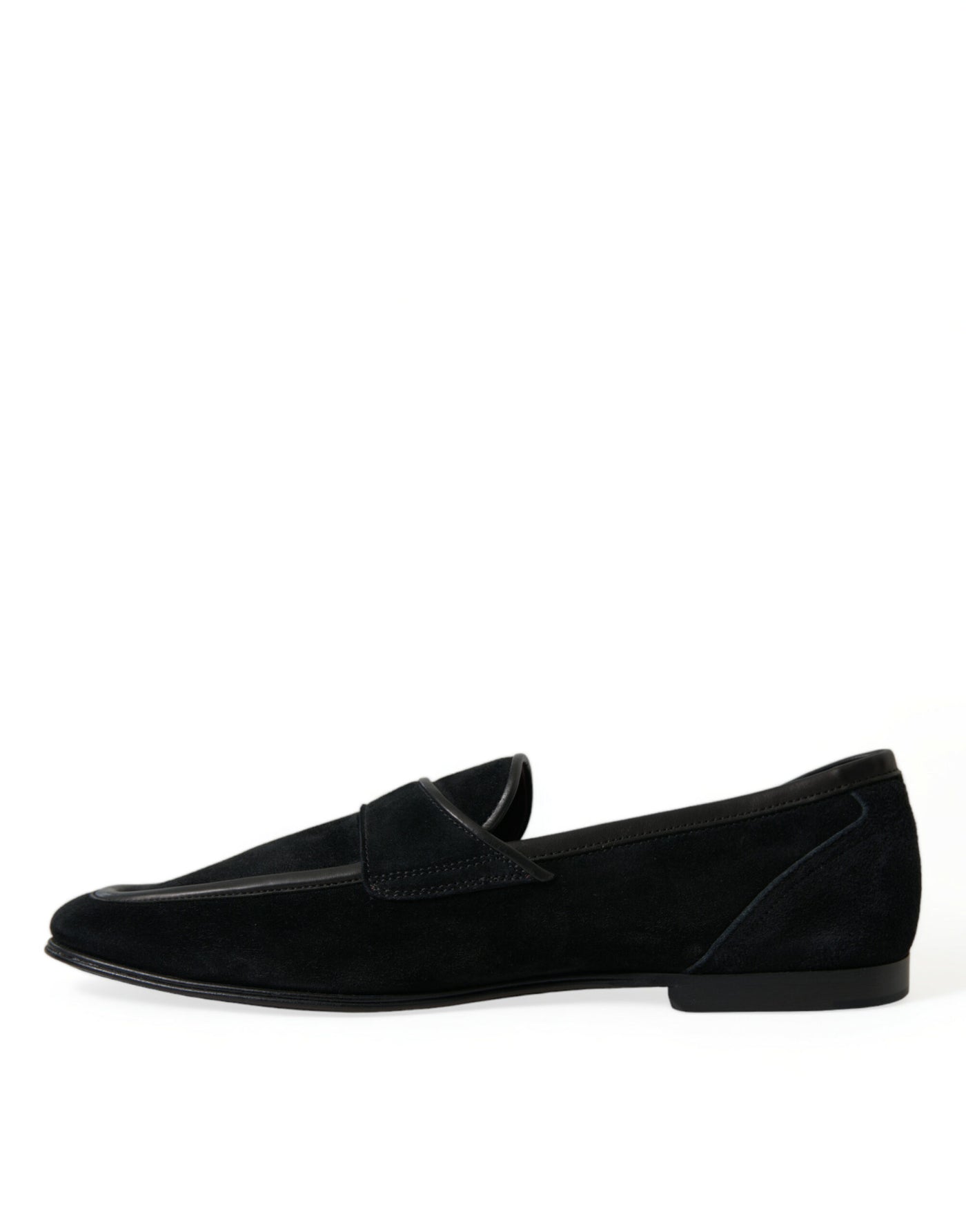 Elegante schwarze Loafers aus Samt für Männer