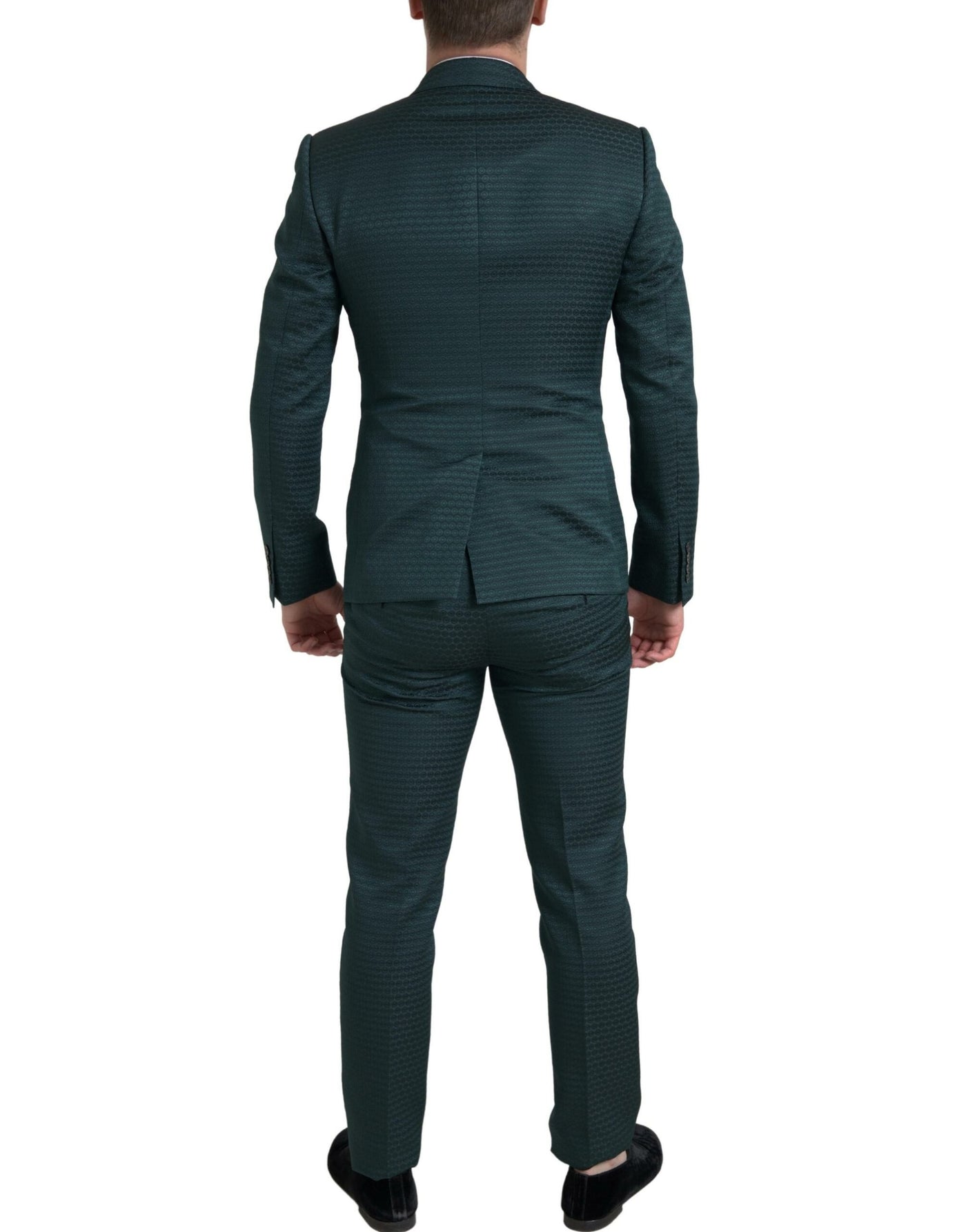 Emerald Elegance Slim Fit Anzug 3-teilig