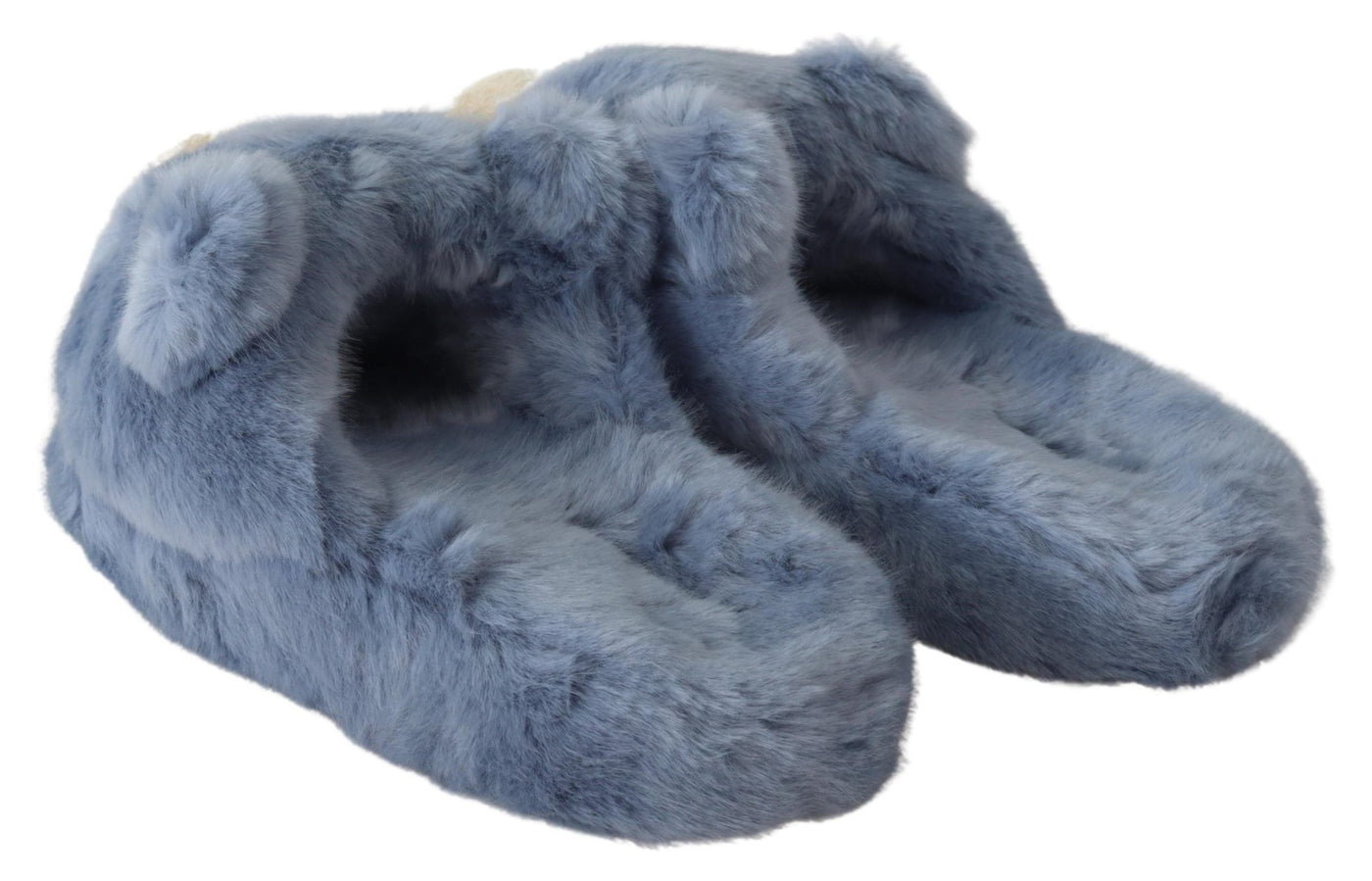 Chic Teddybär Blau Loafers Schuhe