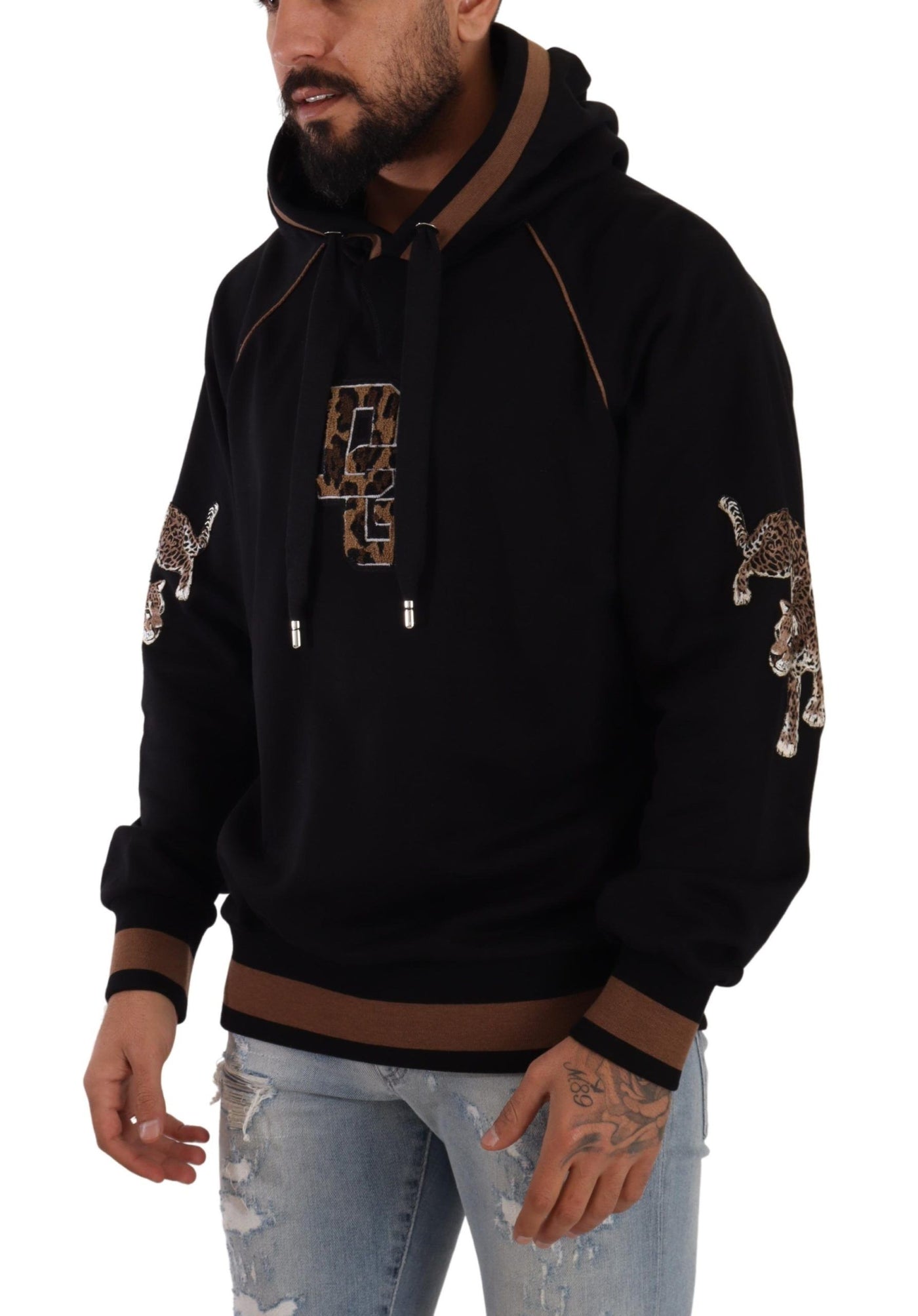 Schicker Leopardenmotiv-Kapuzenpullover