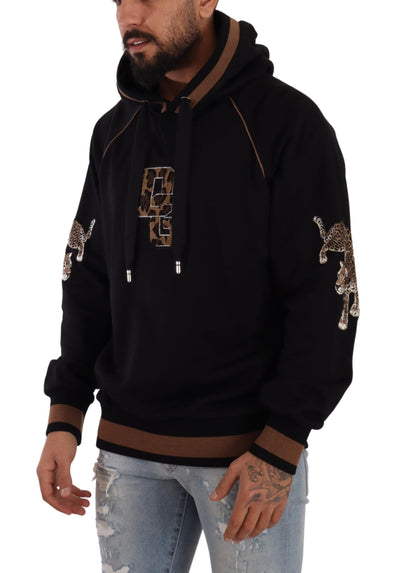 Schicker Leopardenmotiv-Kapuzenpullover