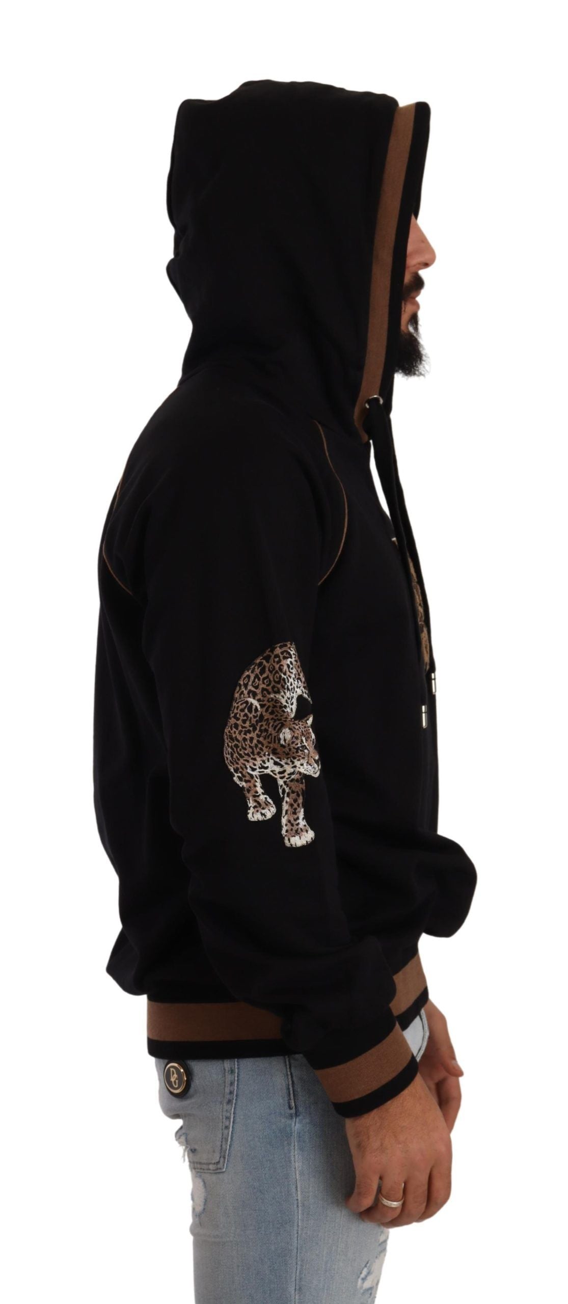 Schicker Leopardenmotiv-Kapuzenpullover