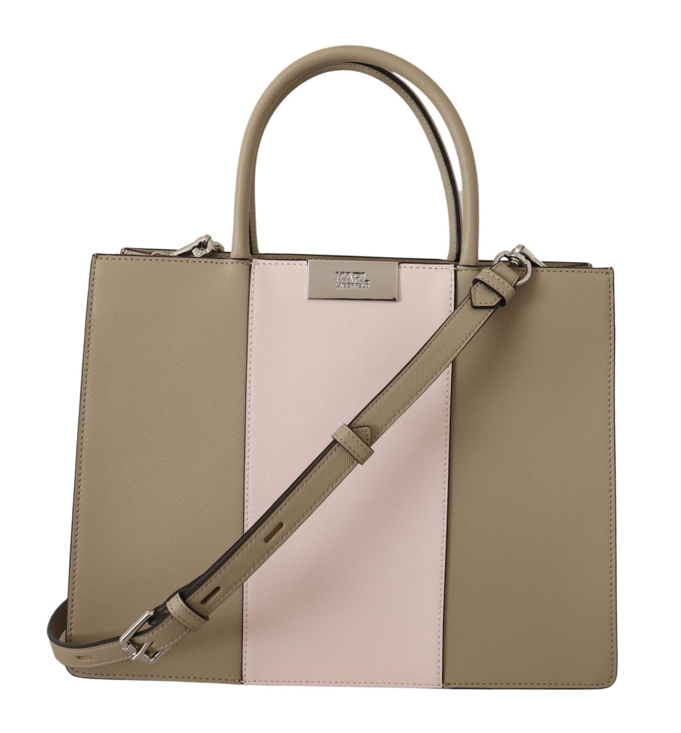 Elegante salbeigrüne Tote-Umhängetasche