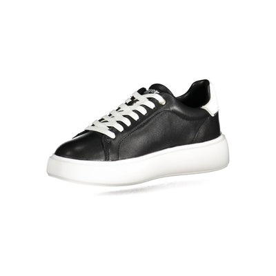 Schwarzer Polyester Sneaker