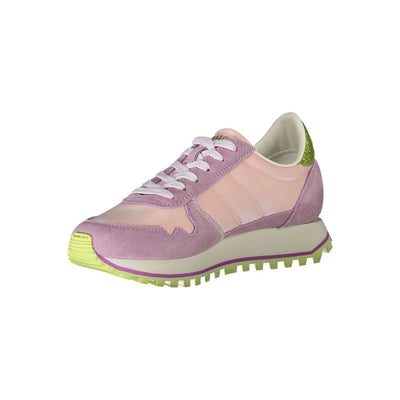 Rosa Polyester Sneaker