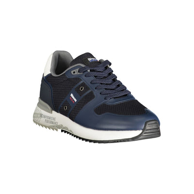 Blauer Polyester Sneaker