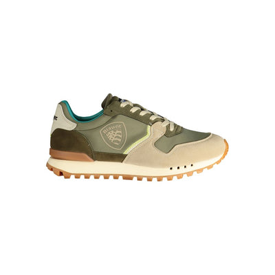 Grüner Polyester Sneaker