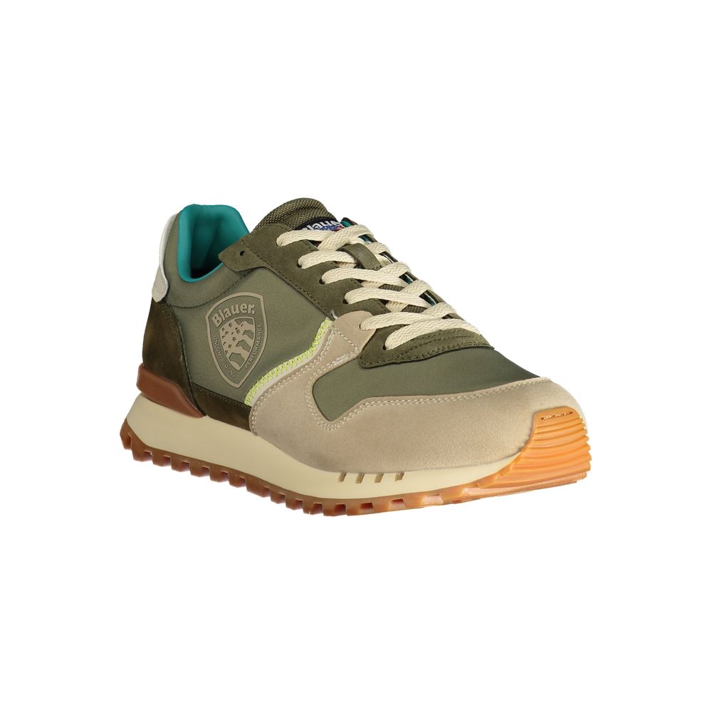 Grüner Polyester Sneaker