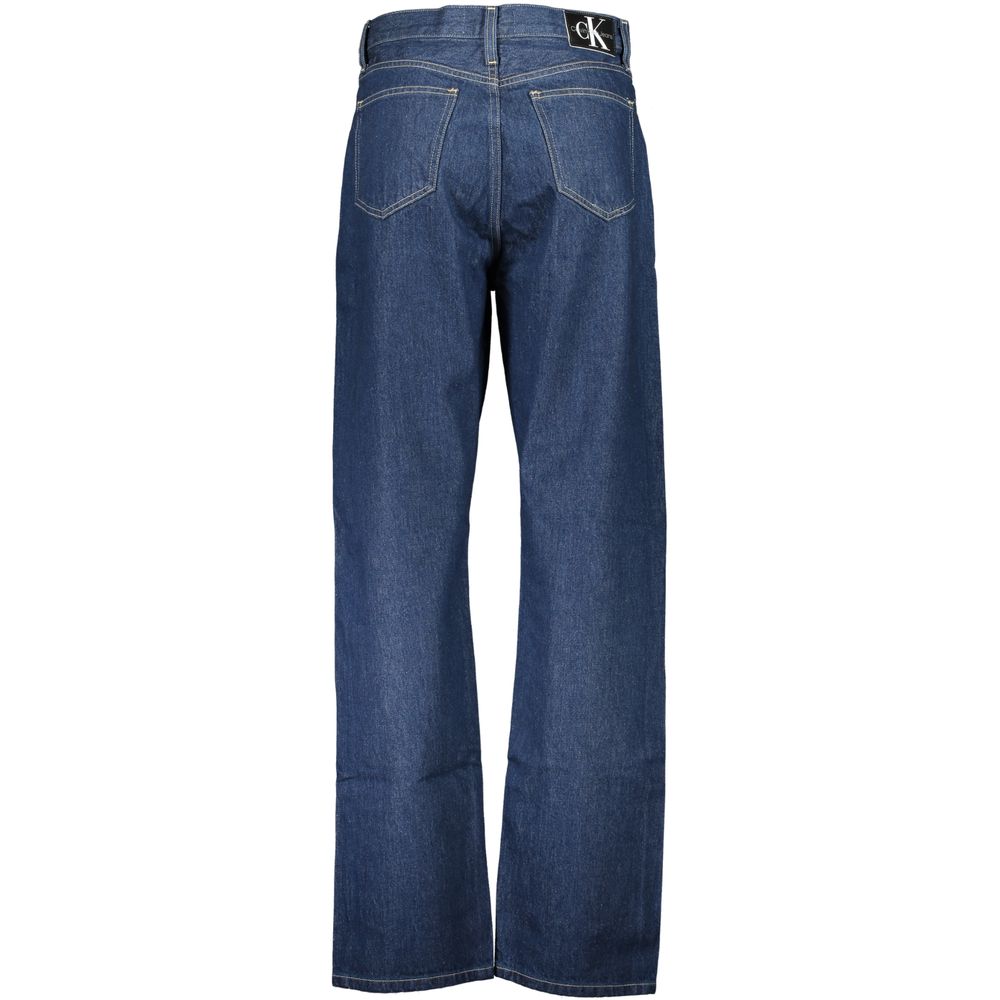 Blaue Baumwolljeans & Hose