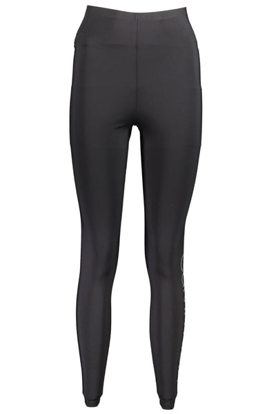 Schicke schwarze Leggings mit elastischem Bund