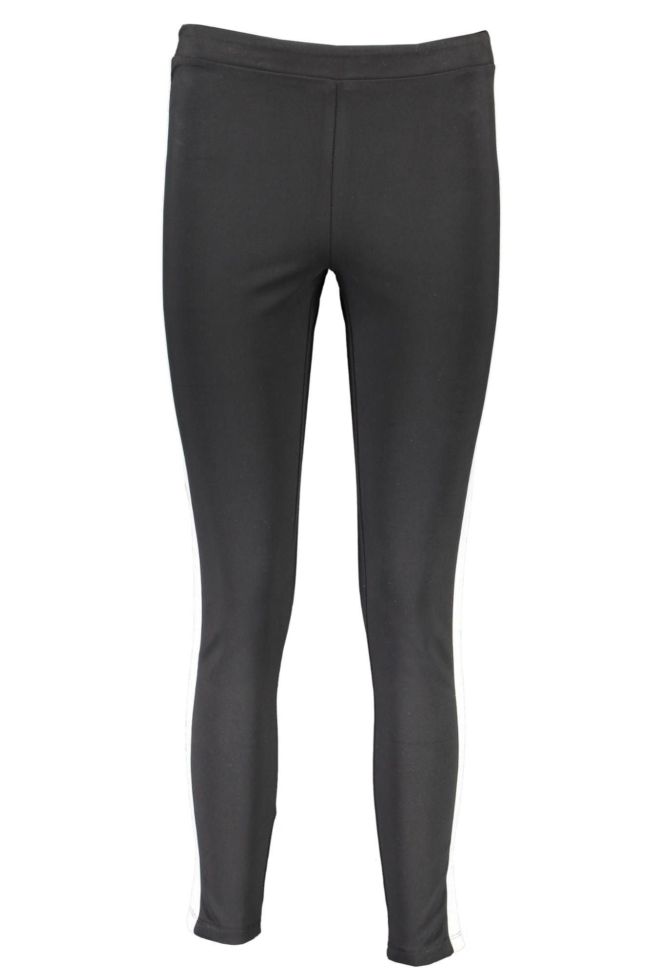 Elegante schwarze Leggings aus einer Baumwollmischung