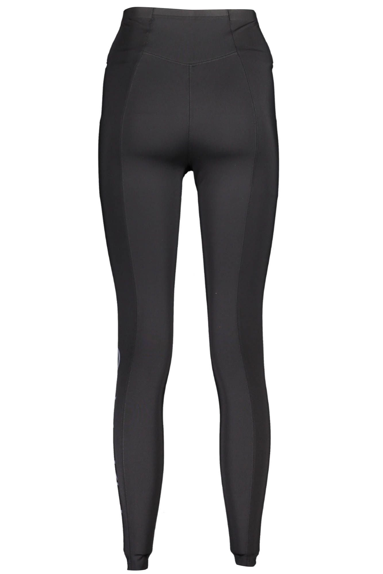 Schicke schwarze Leggings mit elastischem Bund