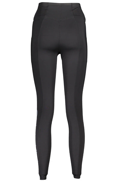 Schicke schwarze Leggings mit elastischem Bund