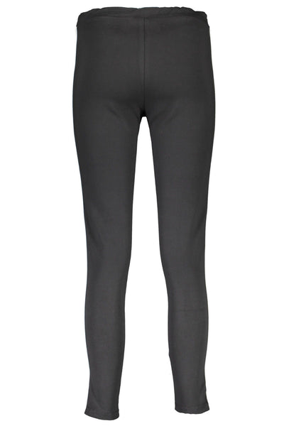 Elegante schwarze Leggings aus einer Baumwollmischung