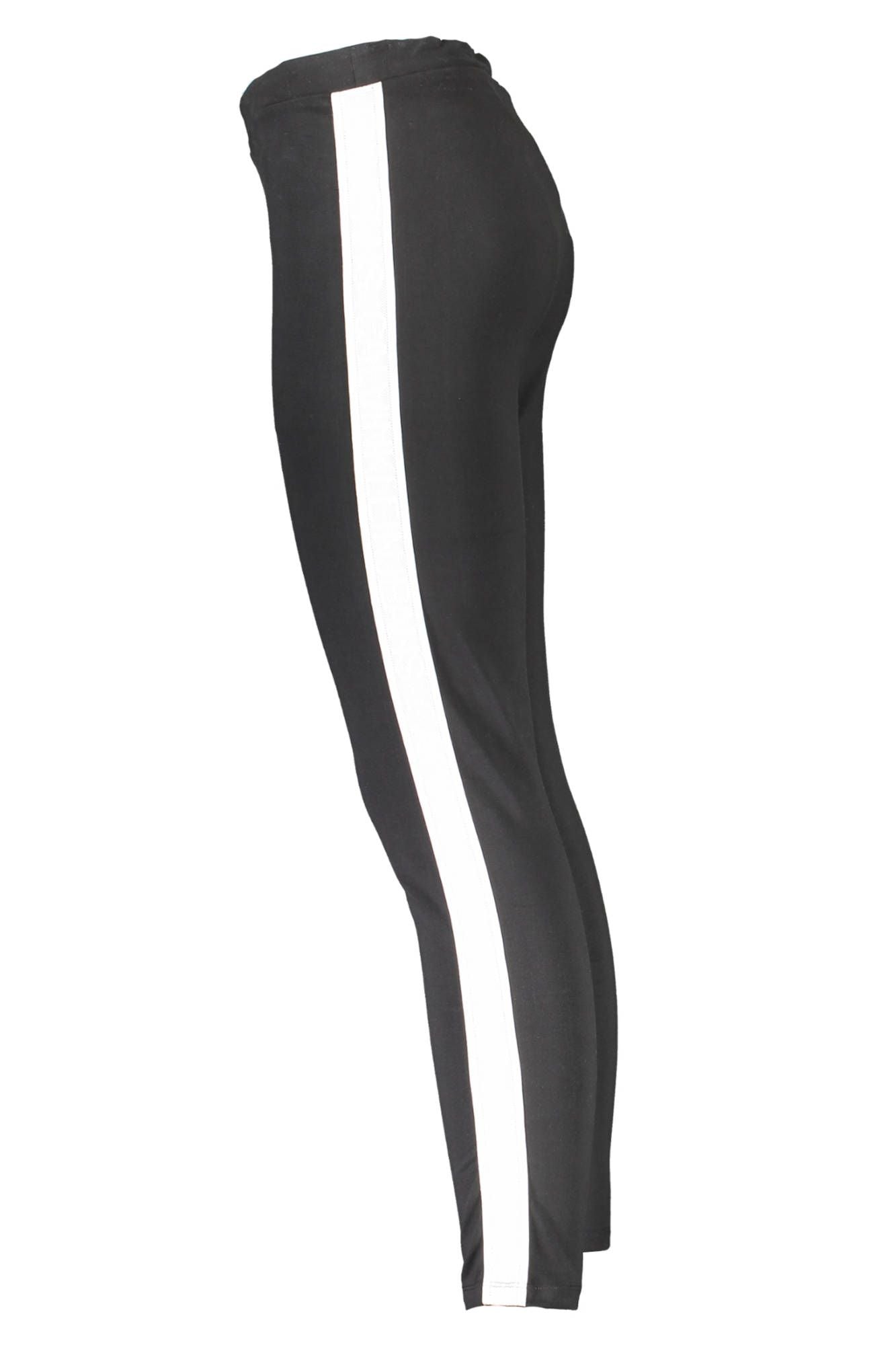 Elegante schwarze Leggings aus einer Baumwollmischung