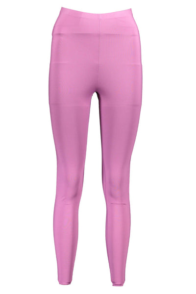 Elegante lila Kontur-Leggings