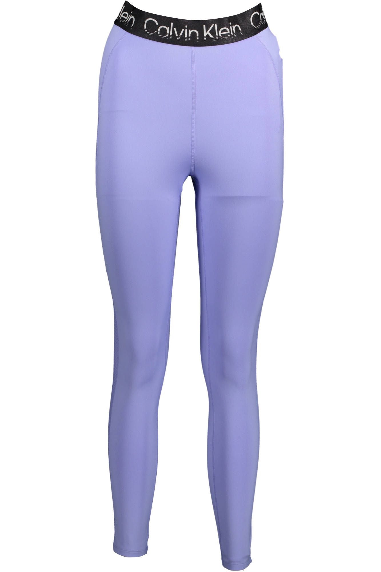 Kontrastierende Leggings mit elastischer Taille