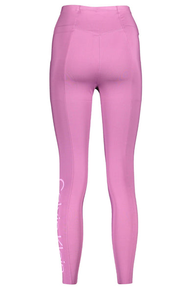 Elegante lila Kontur-Leggings