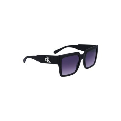 Schwarze PLASTICA INIETTATA Sonnenbrille