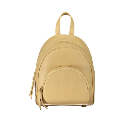 Beige Lederrucksack