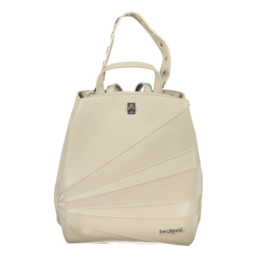 Beige Polyethylen-Rucksack