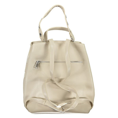 Beige Polyethylen-Rucksack