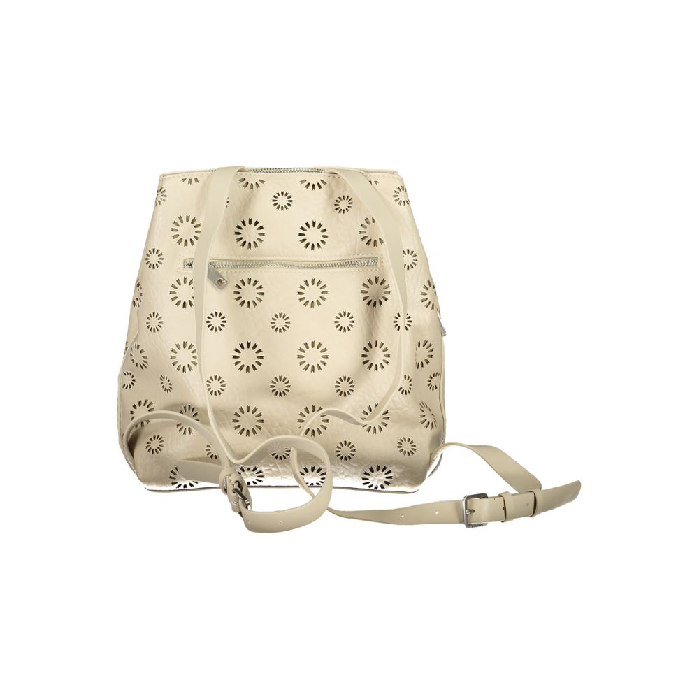 Beige Polyethylen-Rucksack